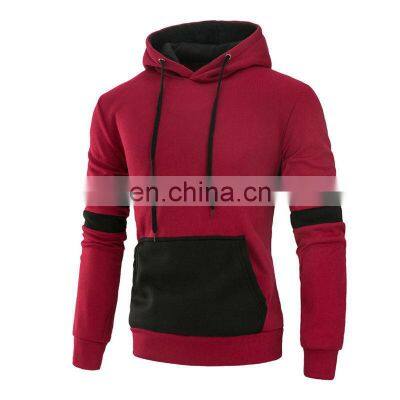 Wholesale custom hooded sweatshirt with kangaroo pocket strips on arms hoodie Body warmer own logo OEM service manufacturer
