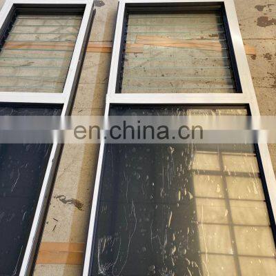 Custom New Design Bathroom Burglar Proof Adjustable Aluminum Frame Glass Louver Window Price photo-2