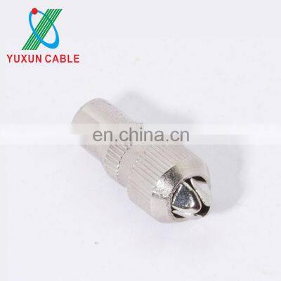 YUXUN F-тип разъема RG 6 самозакрепляющийся разъем RG6 photo-5