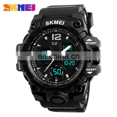 Manufacturer direct sales cheap good quality Skmei 1155B brand custom logo silicone slap sport quartz watch