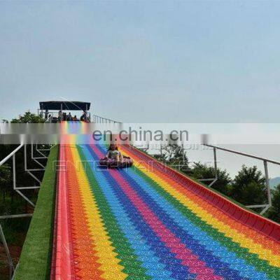 Custom Size Playground Rainbow Slide Large Plastic Rainbow Slide For Sale photo-5