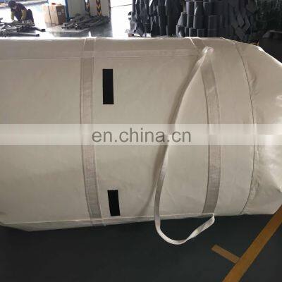 China Manufacture PVC Liquid container big bulk jumbo fibc bags 1 ton/1.5 ton/ 2 ton with Nylon Webbing Lifting