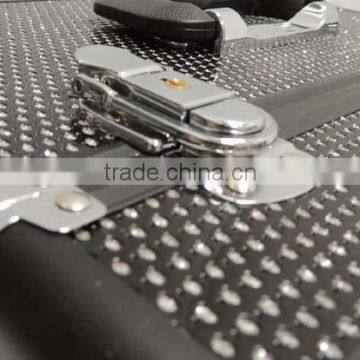 PRO Makeup Artist Rolling Train Case w/ 4trays & Dividers,Aluminum Travel Cosmetic Trolley Case photo-4