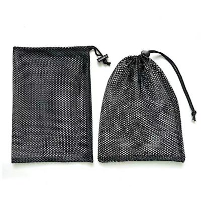 Adjustable Drawstring mesh bag Washable Mesh bag with button Storage bag in various sizes