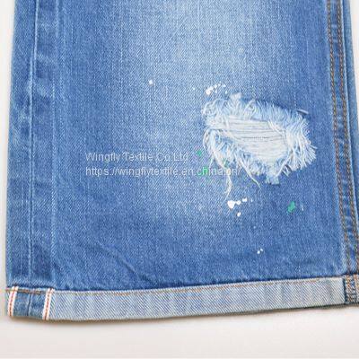 11oz Mens Selvedge Jeans Fabric With High Quality Japanese Raw Selvedge Denim W285522 photo-5