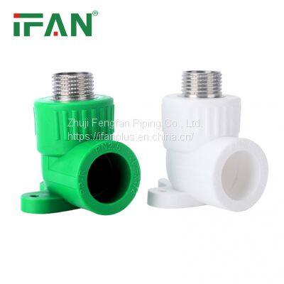 IFAN Plumbing Fittings Plastic Material Wholesale PPR Pipe Male Thread Elbow Fittings