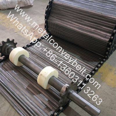 Chain Driven Wire Mesh Conveyor Belt for Seafood/Backing/Cooking/Heating/Drying