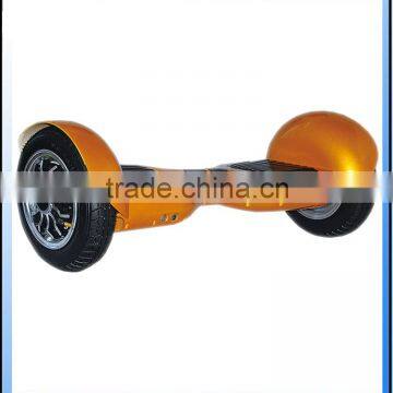 2015 Hot Sale Funny High Quality Electric Self Balancing Scooter Two Wheel Balance Board 10 Inch Self Standing Scooter