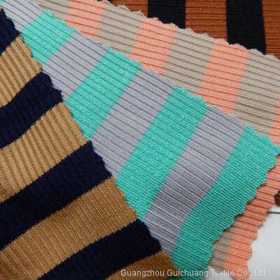 Perennial Supply of a Large Number of Rib Knitted Striped Fabrics photo-4