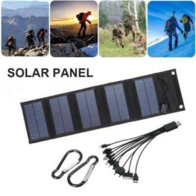 20W Solar Foldable Pack Battery Panel Mobile Charger Camping Portable Mobile Charging Power Supply photo-4