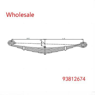 93812674 Rear Axle Spring Set of Medium Duty Vehicle Wholesale For Iveco