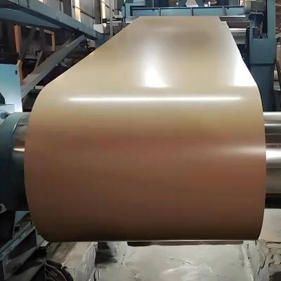 Boyuan high quality 8017 brown color coated aluminum zinc steel coil