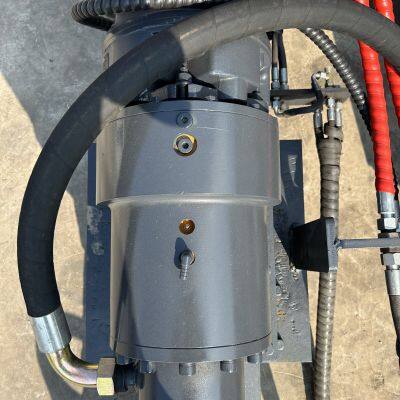 Using an Excavator to Retrofit a Rock Drilling Rig for Drilling and Blasting Holes in Rock Formations photo-6