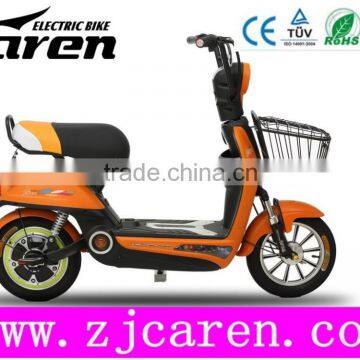 Orange Electric Bike