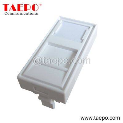 Sample Free 1 port French styple network faceplate insert for keystone jack from China Factory TAEPO