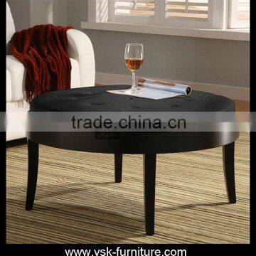 OT-002 Solid Wood Round Stool Design