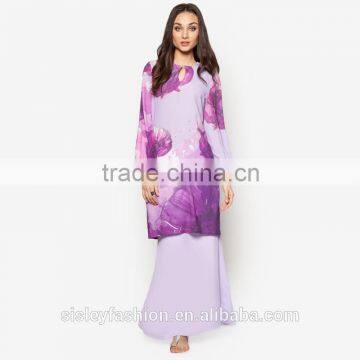 Baju kurung wholesale price China supply new modern jubah fashion muslim dress BJ012