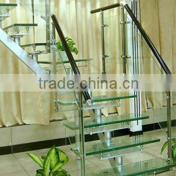 baluster stairs glass