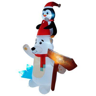 Snowman Inflatable With Inflatable Snow Globe – Perfect for Xmas Decor photo-2