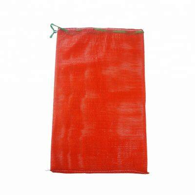 Saco de malla tubular de polipropileno al 100% para vegetales, Bolsa de papa de malla, 10kg, 25kg, 50kg, Bolsas de malla naranja