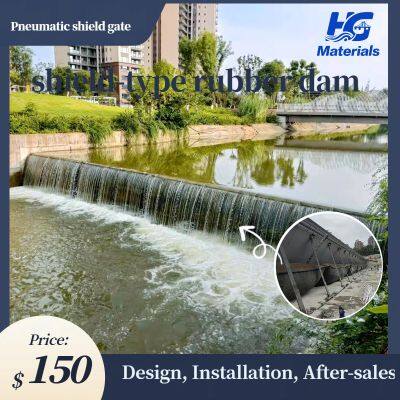 Hydraulic Engineering Rubber Dam Air Shield Dam for River