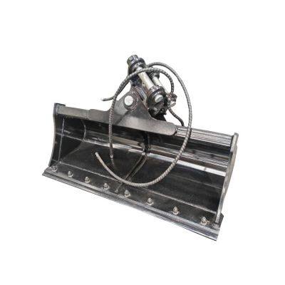 Sany SY35 Excavator Ditch Cleaning Bucket With Double Tilting Hydraulic Cylinders Tilt Ditching Buckets Wide 1200mm