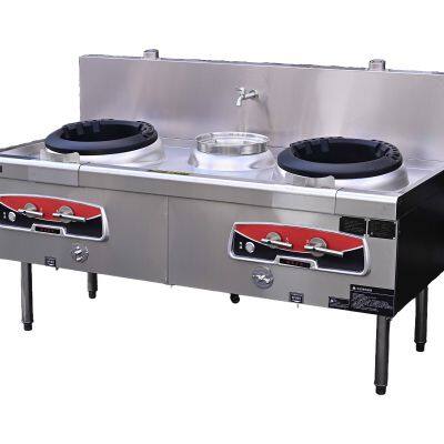 Industrial Two Woks One Warmer System With Φ48mm Gas Inlet & British Standard Threads