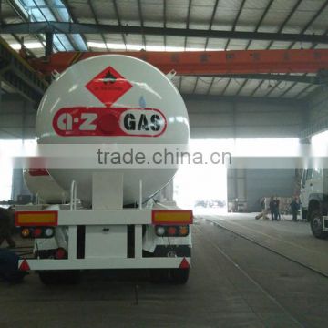 2015 high quality biggest china factory supply 3 axles cheap lpg tank semi trailer