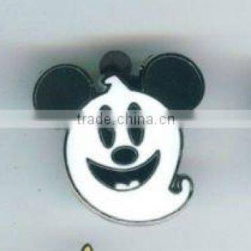 Cute Metal Cartoon Badge