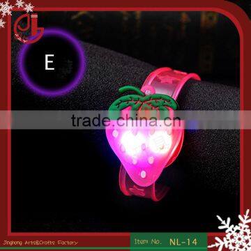 Hot Sell kids Gifts Strawberry Cartoon Design LED Fashion Bracelet