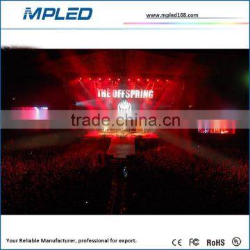 MPLED indoor rental die-casting aluminium led wall stage