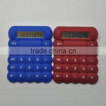 8 digits small silicon calculator for promotion gift