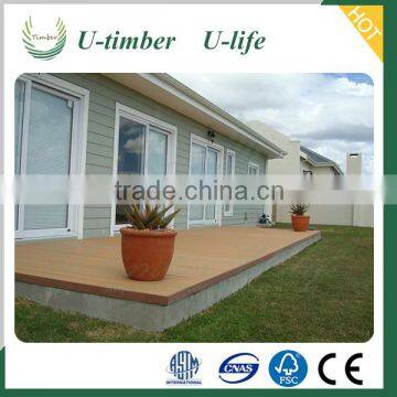 Hot sale Wood plastic WPC tongue and groove composite decking