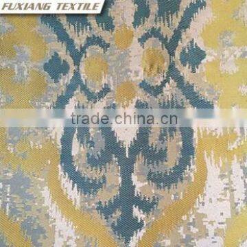 100% Polyester Jacquard Geometric Window Curtain Fabric photo-2