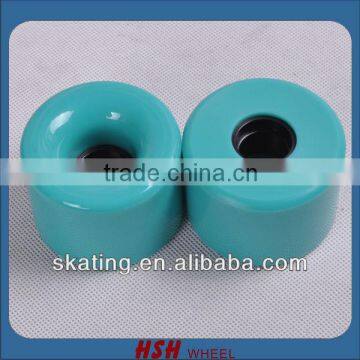 Chinese high rebound long board skate board 65X47 PU wheel