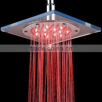 Glass Rainfall LED Square Shower Head With Shower Head photo-3