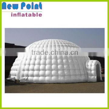 Bule popular cheap china nylon or PVC inflatable air pole tents