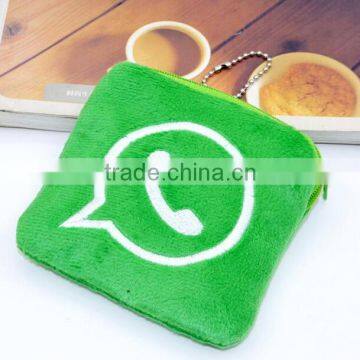 Free Sample 2015 Hot Sale Emoji Plush Wallets/ Whatsapp Emoji Wallets photo-6