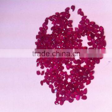 Natural Ruby Precious Gemstones Pear Shape