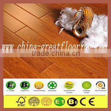 classic yellow color 11mm hdf quick lock 4s bevelled laminate flooring