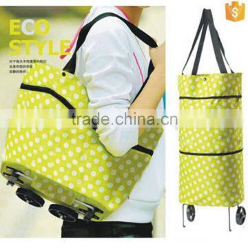 Foldable Shopping Bag With Wheels