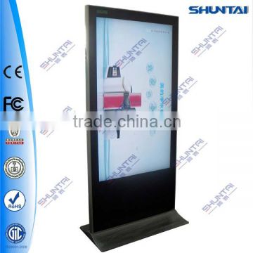 55inch multi touch screen information kiosk totem