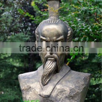 Bronze Ancient Chinese officer statue