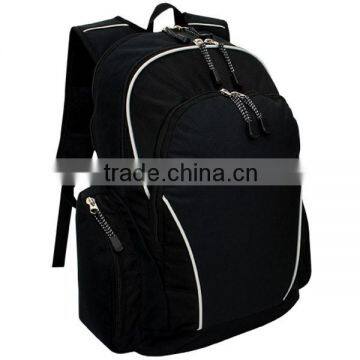 2015 duplex polyester black laptop bag