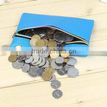 Ladies Cheap PU Leather Large Coin Purse Women Clutch Bag photo-4