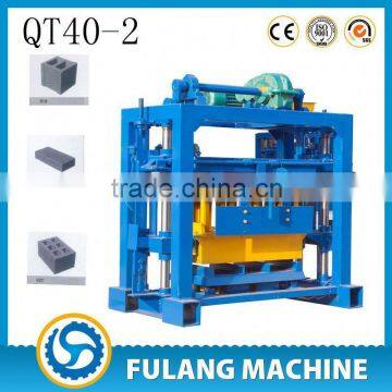 Easy operation semi-autoQT40-2 block machine for sale