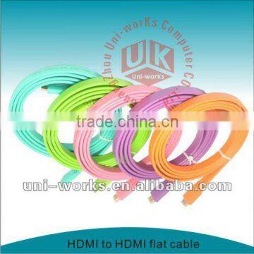 High speed V1.3/1.4 HDMI to HDMI 1080P flat cable