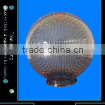 PMMA pendant lighting decoration, globe acrylic lamp shade