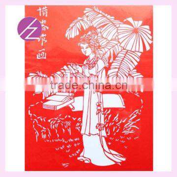 Home decoration for new year handmade paper-cut christmas gift JZ-67