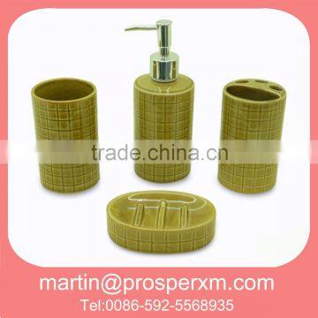 Ceramic bathroom set 4pcs